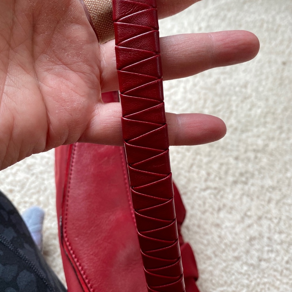 MZ Wallace Bedford Thompson Hobo Cranberry Small - Picture 10 of 16